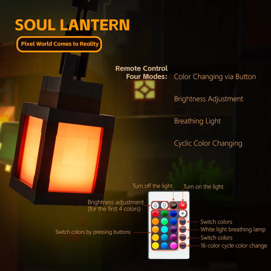 CraftLights minecraft lantern PREMIUM 16 colors